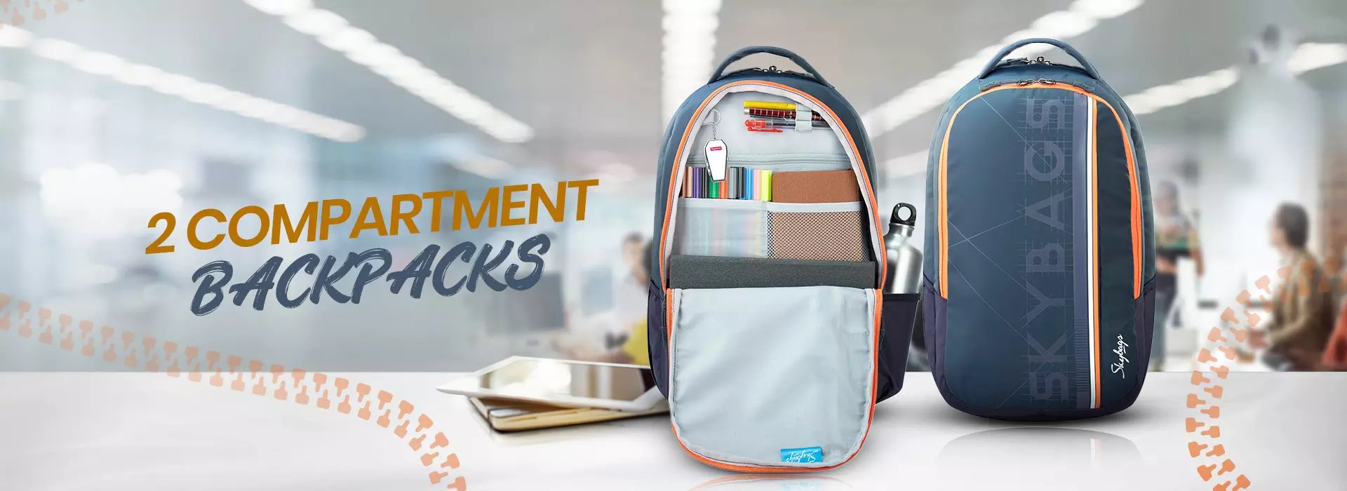 2 Compartment Backpack
