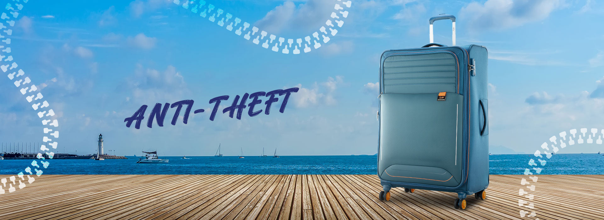 Anti Theft Suitcase : Buy Anti theft luggage Online at the best price in  India
