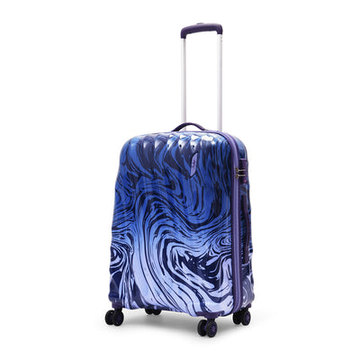 Polyester Mystical Blue Luggage Bag From Skybags