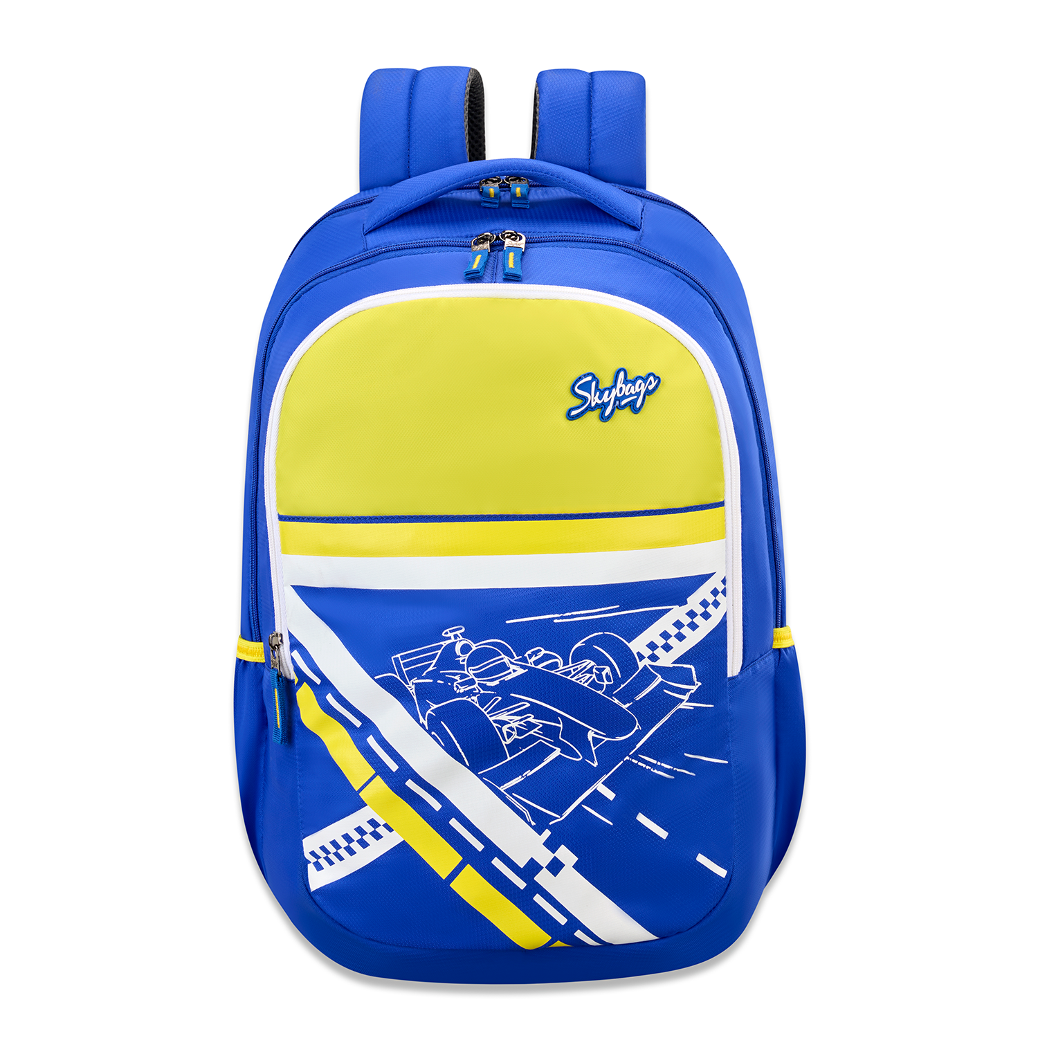 Skybags Stash 04 School Backpack, Blue