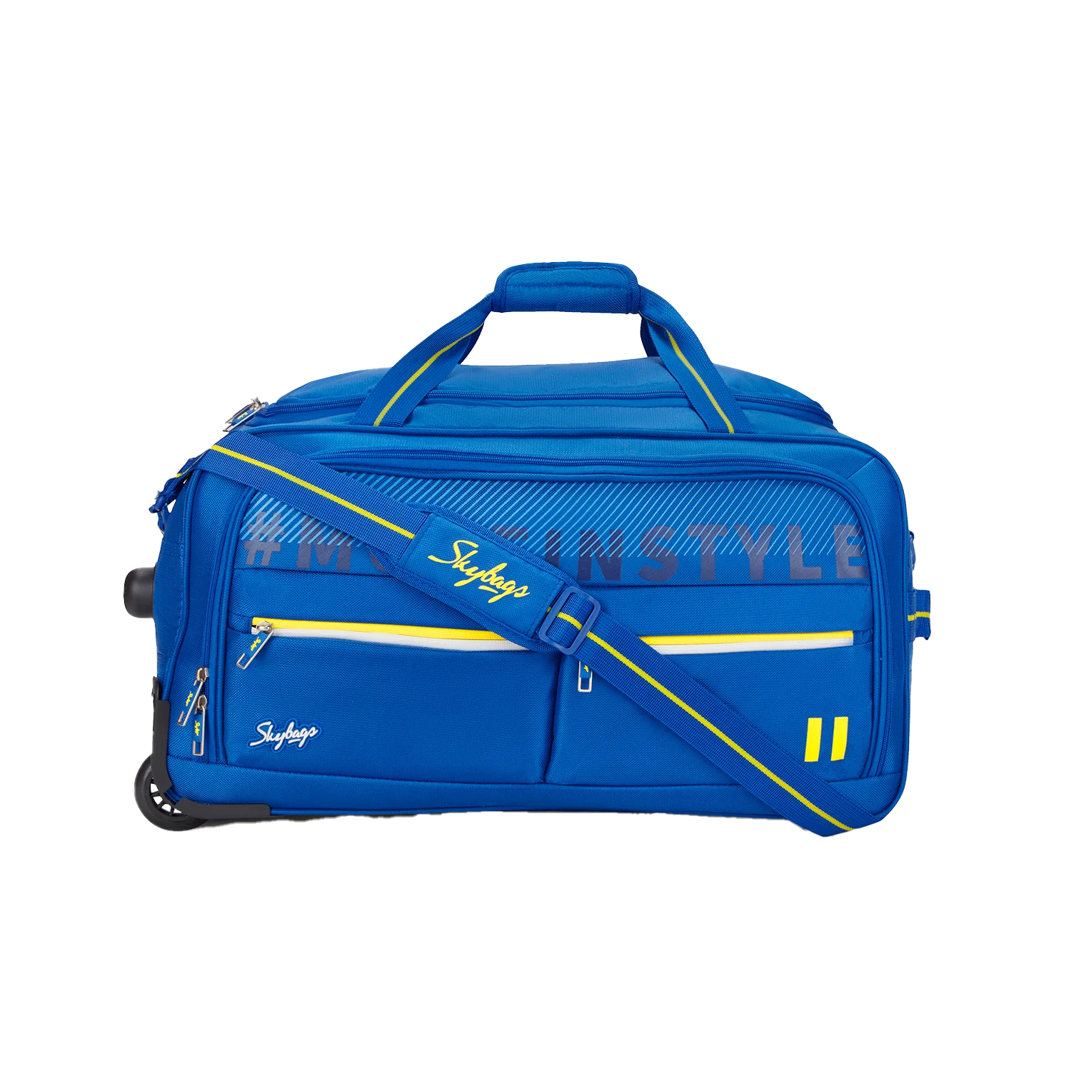 SKYBAGS MUSE DUFFLE MEDIUM CHECKIN LUGGAGE TROLLEY BAG BLUE