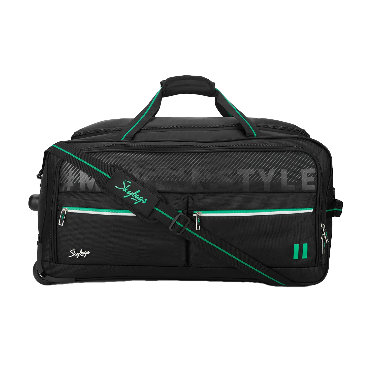 SKYBAGS MUSE DUFFLE LARGE CHECKIN LUGGAGE TROLLEY BAG BLACK