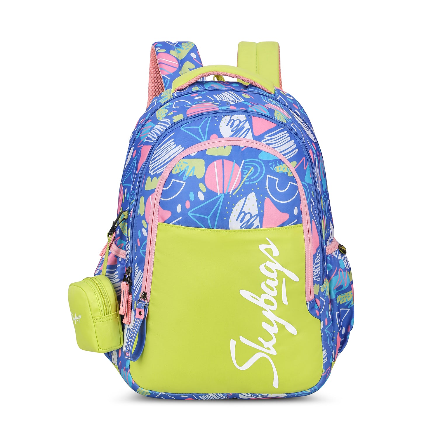 PEARL 04 SCHOOL BACKPACK LIME - Main Image