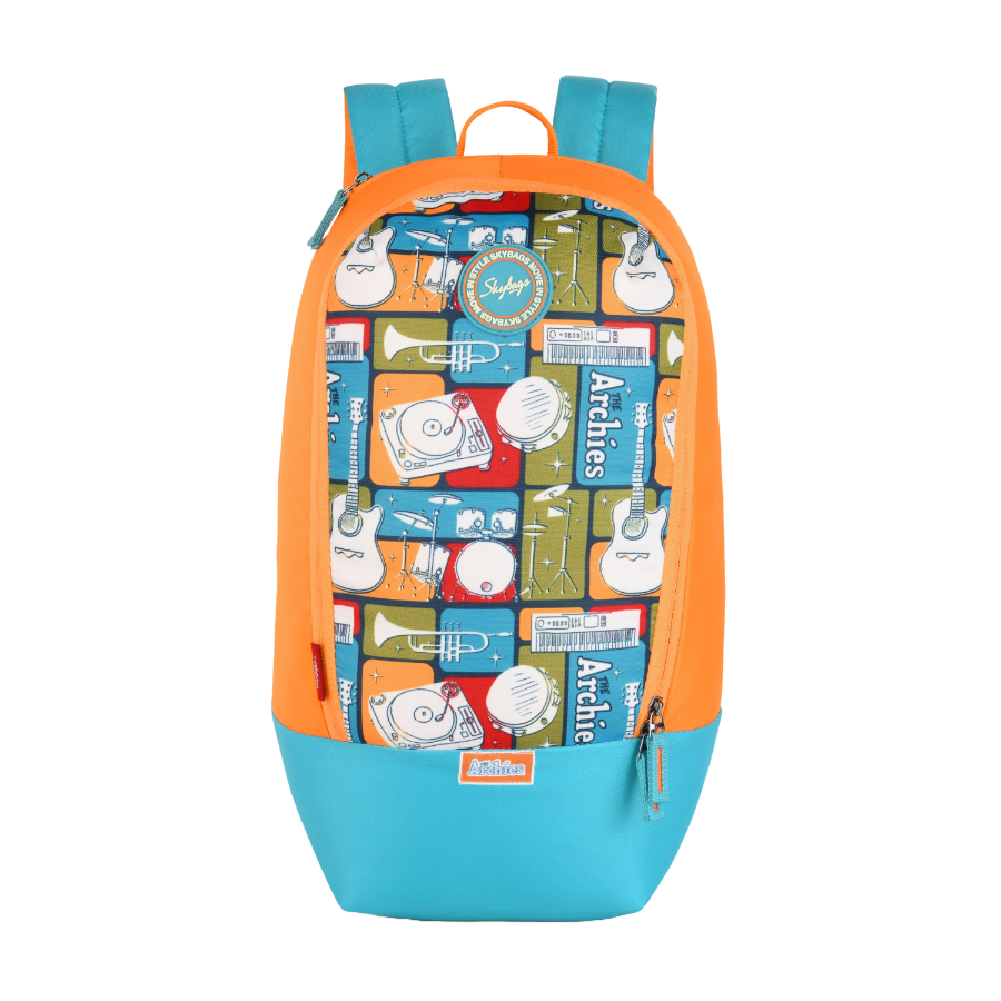 Skybags Archies Daypack Teal Backpack With 15L Capacity