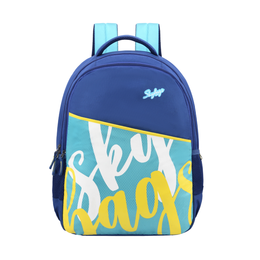 Qube 01 School Backpack (E) Blue