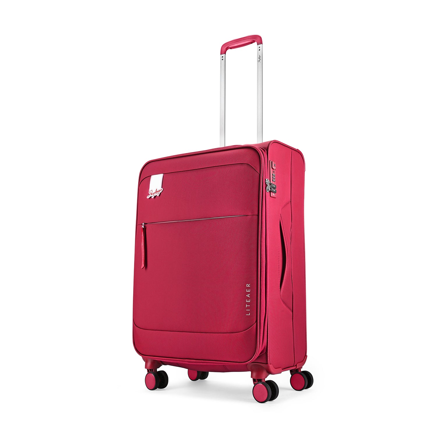 SKYBAGS LITEAER SOFT CASE LARGE CHECKIN LUGGAGE TROLLEY BAG RED