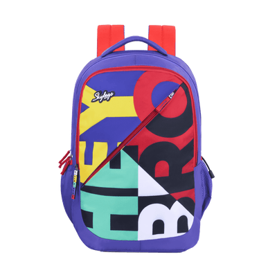 Skybags Squad Purple BackPACK With 3 Compartment