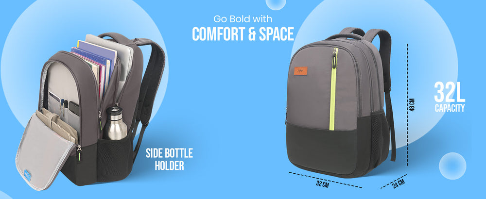 Skybags Maven Laptop Backpack with Comfort and Space