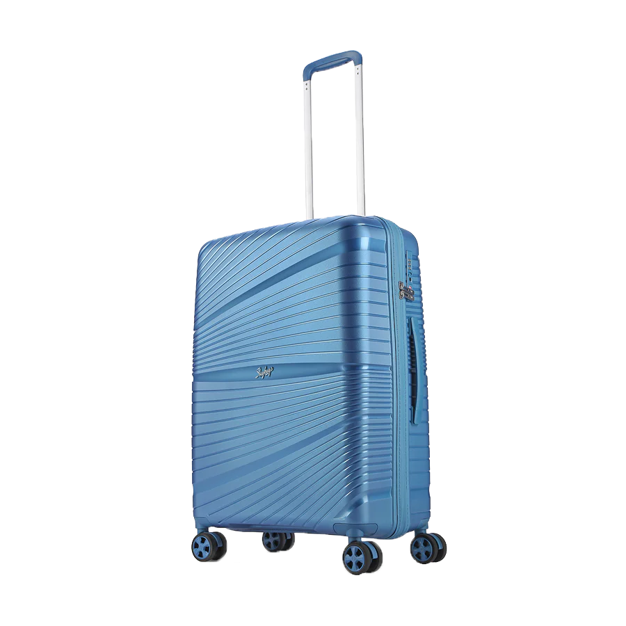 SKYBAGS SKYLITE HARD CASE MEDIUM CHECKIN LUGGAGE TROLLEY BAG DARK BLUE