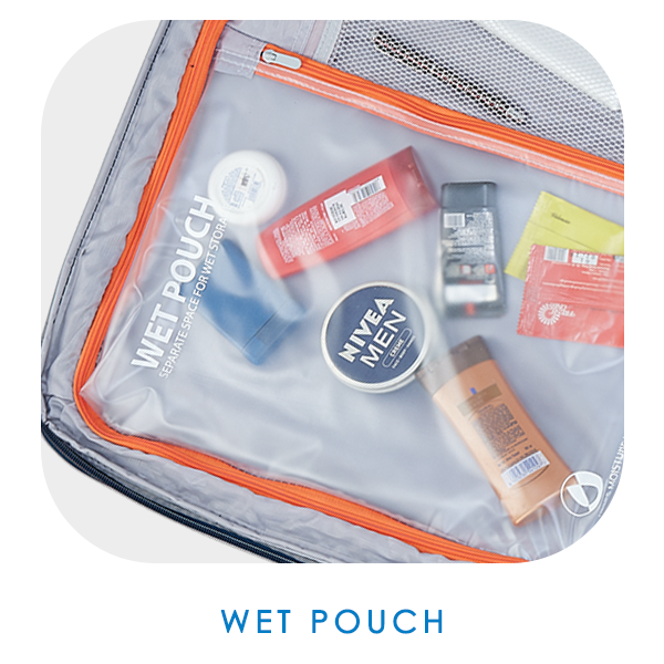 Skybags Twentyfour7 Pro Luggage Bag with Wet Pouch