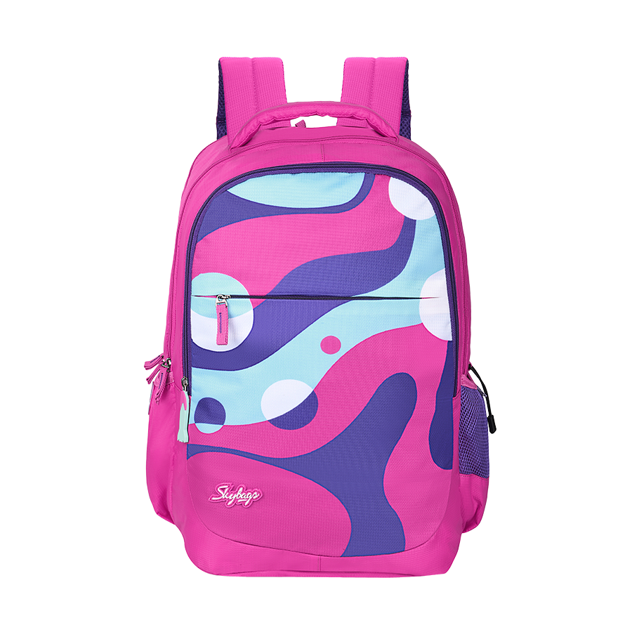 Skybags Squad 03 School Backpack Pink