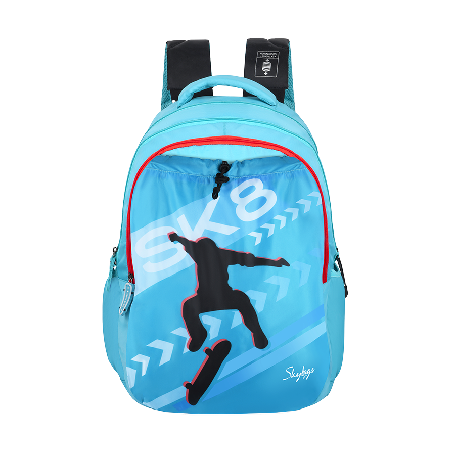 Skybags Squad Nxt 03 School Backpack Sky Blue