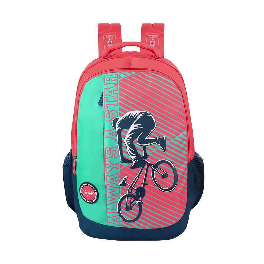 Skybags Squad Pro 02 School Backpack Teal