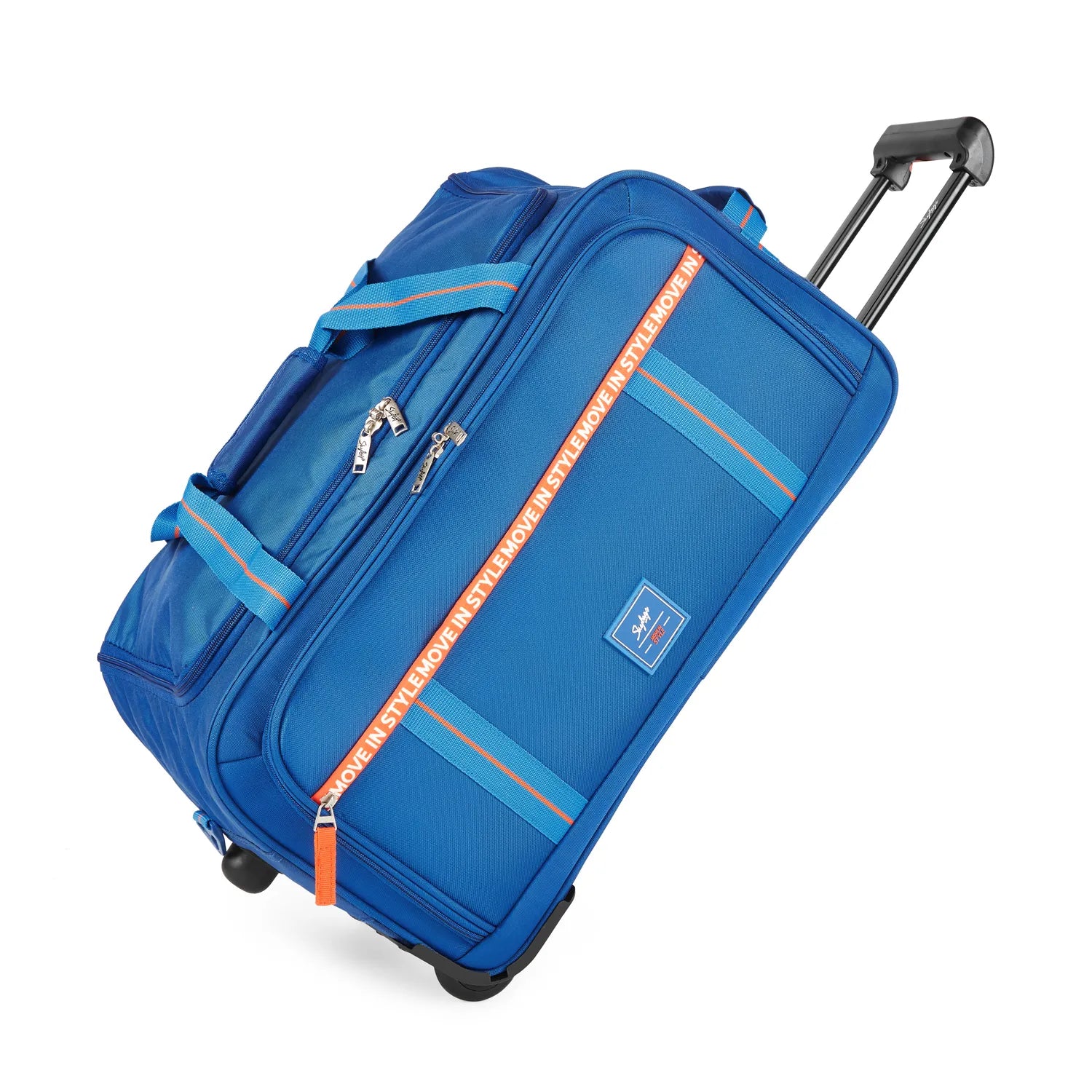 SKYBAGS CASPER PLUS DUFFLE LARGE CHECKIN LUGGAGE TROLLEY BAG BLUE