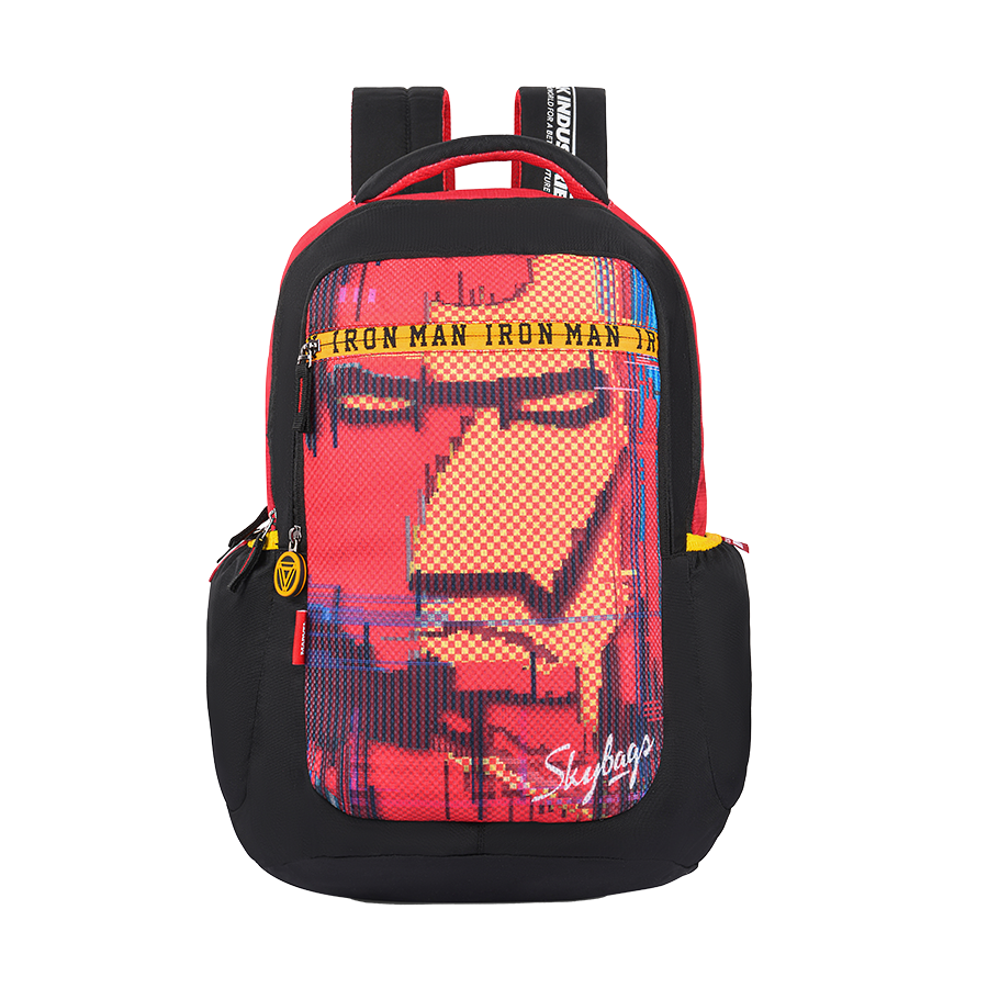 Skybags Ironman Marvel School Backpack Black