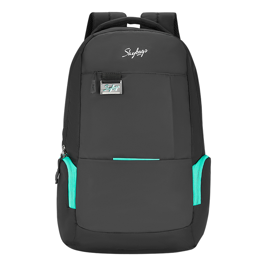 Skybags fox laptop backpack black on sale