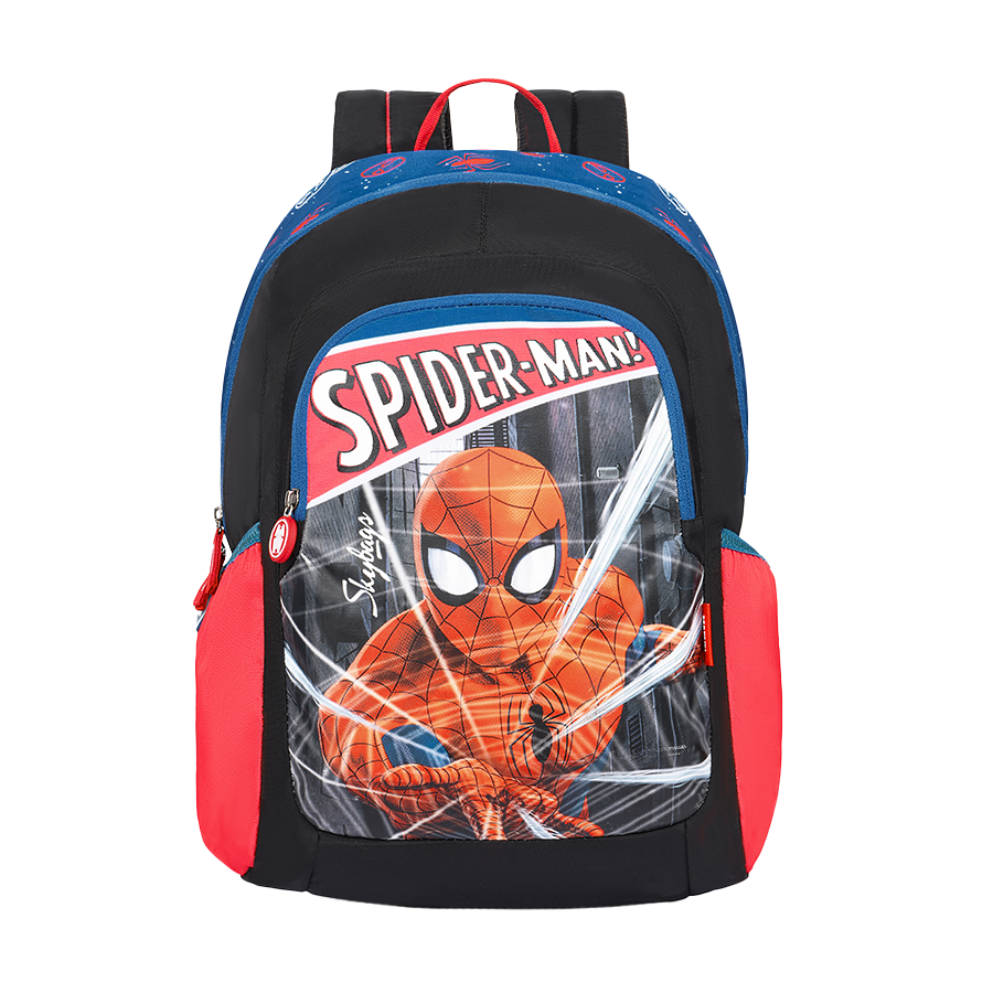 Skybags Spiderman Champ 01 Sc Bp Black And Blue