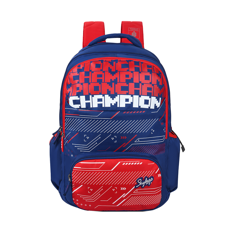 Skybags white and blue backpack shop