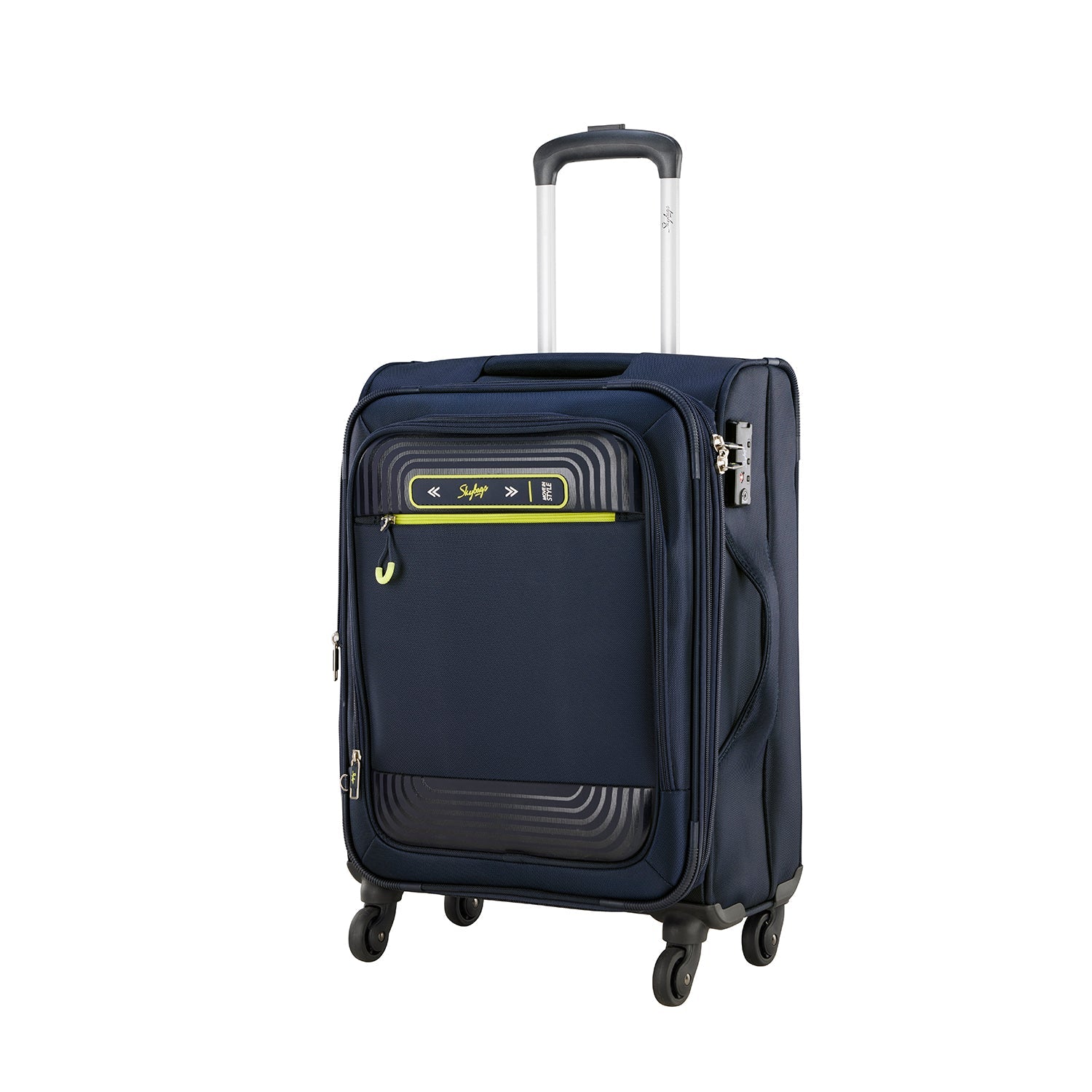 SKYBAGS QUARTZ SOFT CASE CABIN LUGGAGE TROLLEY BAG BLUE