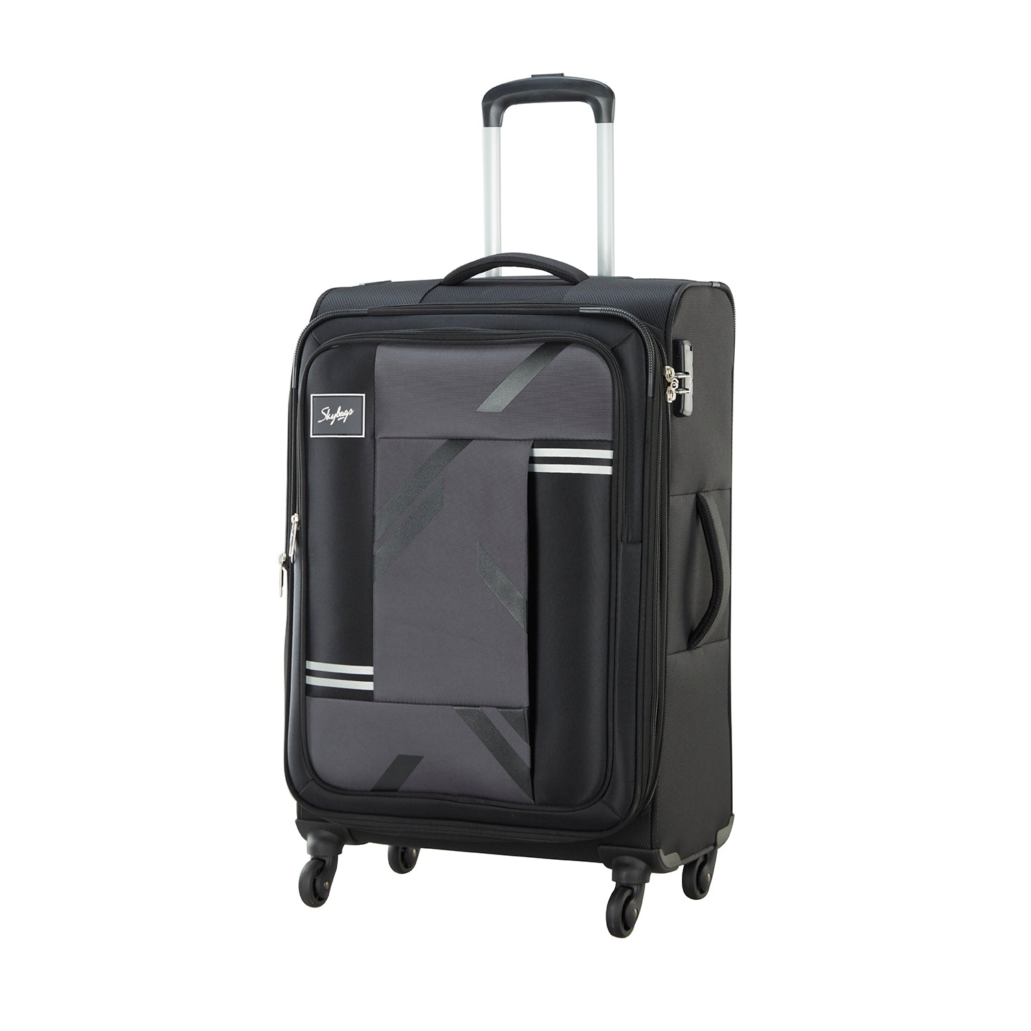 SKYBAGS ZEN SOFT CASE MEDIUM CHECKIN LUGGAGE TROLLEY BAG BLACK