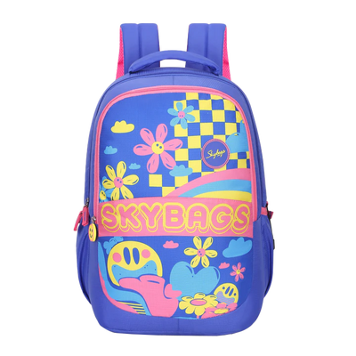 Skybags Klan Plus Blue 32L With 3 Main Compartment