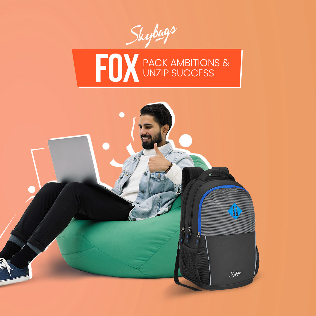 Computer Backpack Skybags Fox Plus Laptop Backpack Skybags Fox