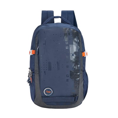 Skybags Chester Blue Backpack With 3 Compartments