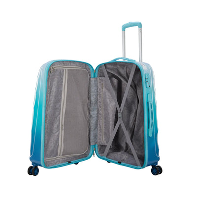 8 Wheels Light Blue Luggage Bag From Skybags
