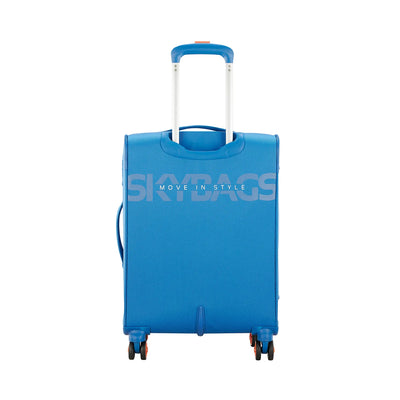 8 wheels Bright Blue Luggage Bag From Skybags 