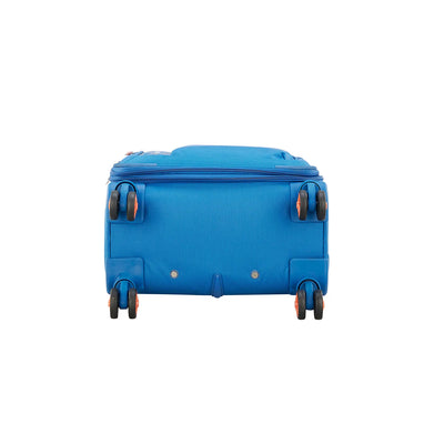 Expandable Smooth Dual Wheel Bright Blue Luggage Bag From Skybags
