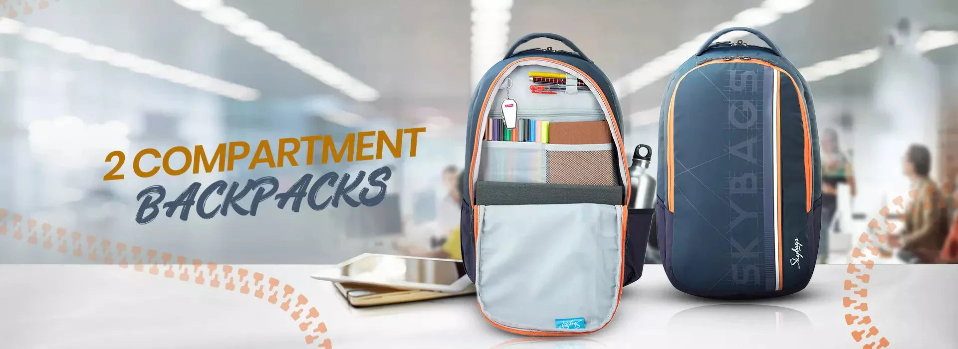 2 Compartment Backpacks