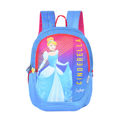 Skybags Cinderella Champ Blue Backpack With 2 Compartment