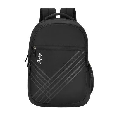 Skybags New Arthur Black Backpack With 2 Compartment
