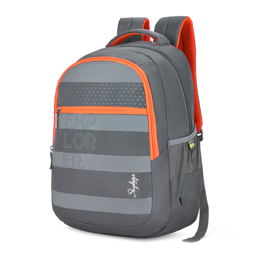 Skybags Teckie Pro Laptop Backpack (E) Grey1