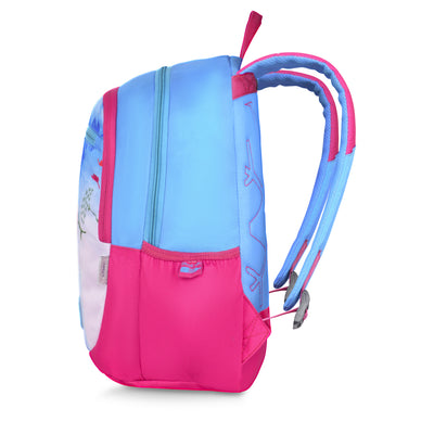 Skybags Elsa Champ  02 School Bp Blue And Pink