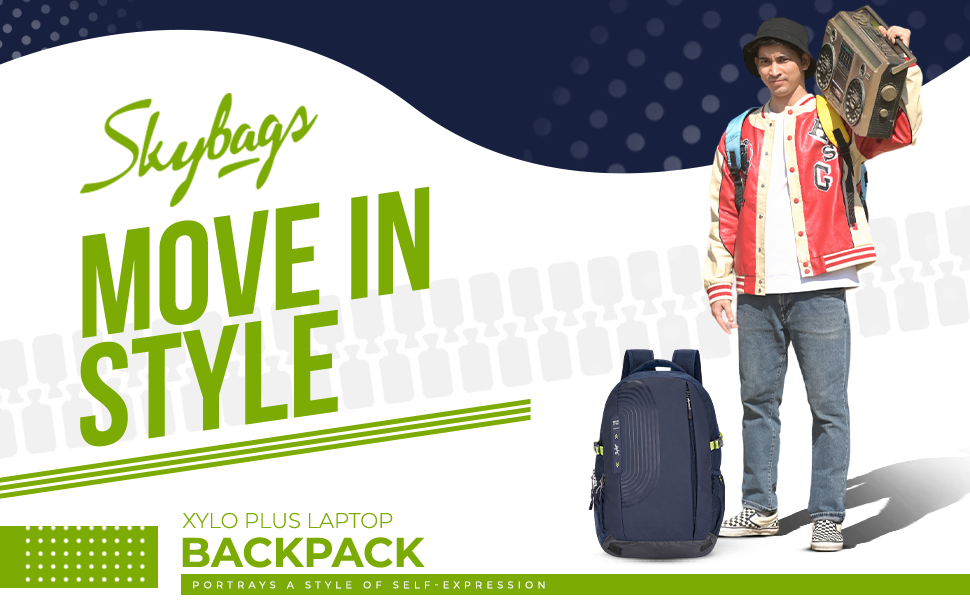 Skybags xylo laptop backpack hotsell