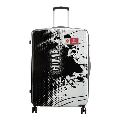 Skybags Fifa Black Luggage Bag With Smooth Dual Wheel