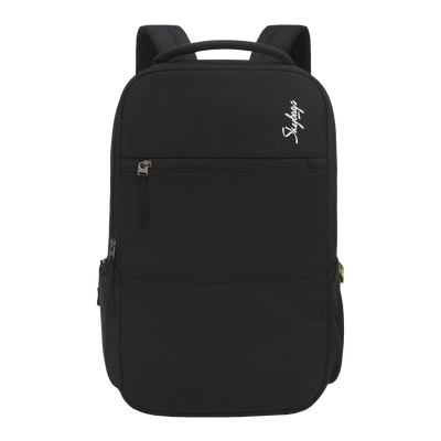 Skybags Biz Black Backpack With Secret Pocket and Trolly Sleeve
