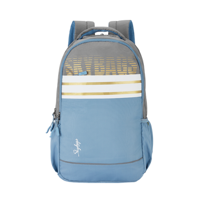 Skybags Strider Pro Grey 30L Unisex Backpack With 3 Compartment