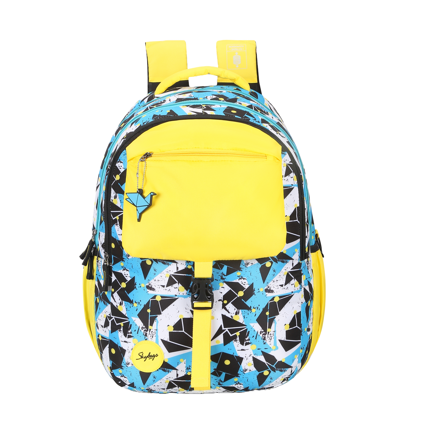 Skybags yellow backpack on sale
