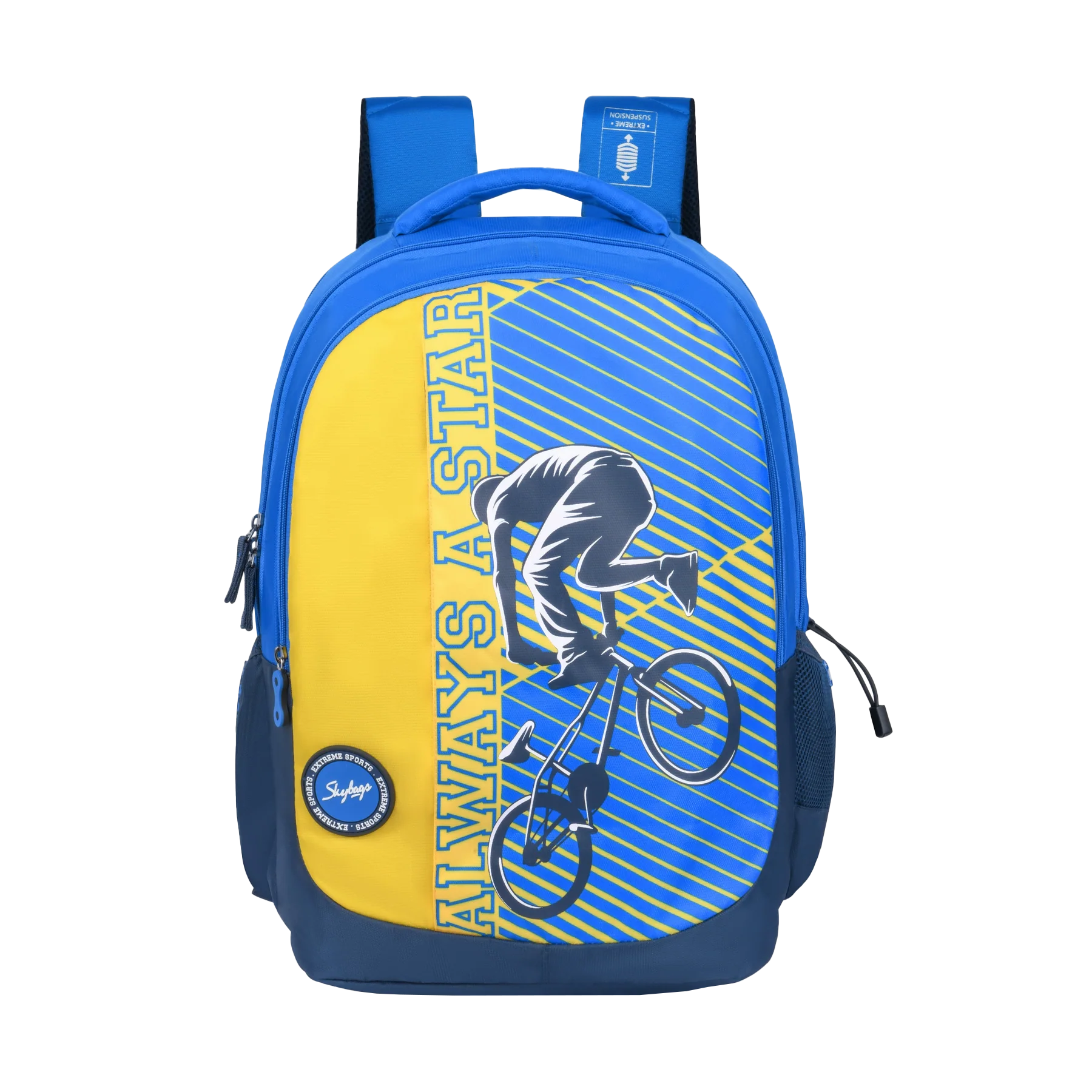 Skybags Squad Pro 01 School Backpack Blue