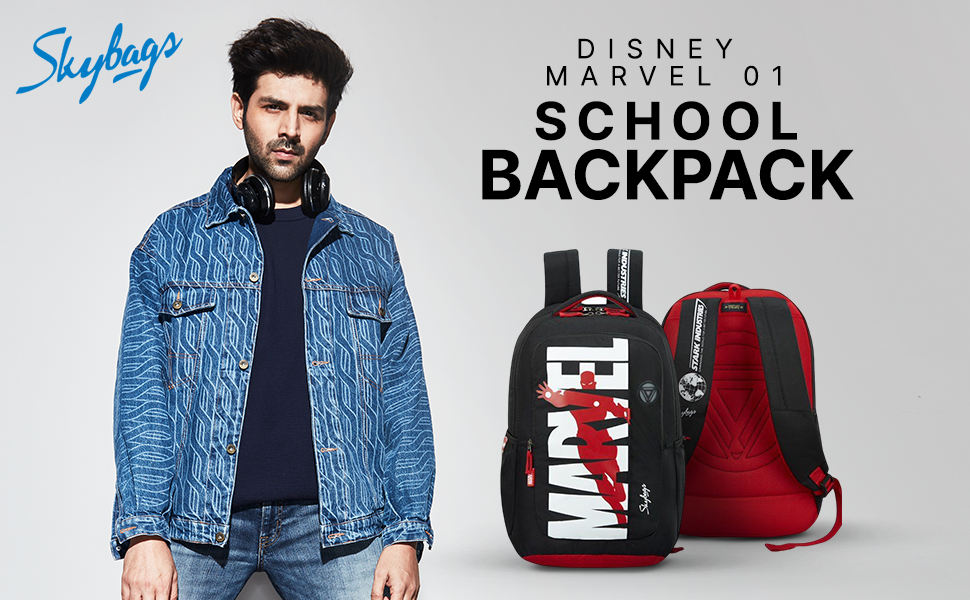 Skybags Disney Marvel School Backpack