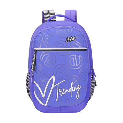 Skybags Klan Purple Backpack With 3 Main Compartment