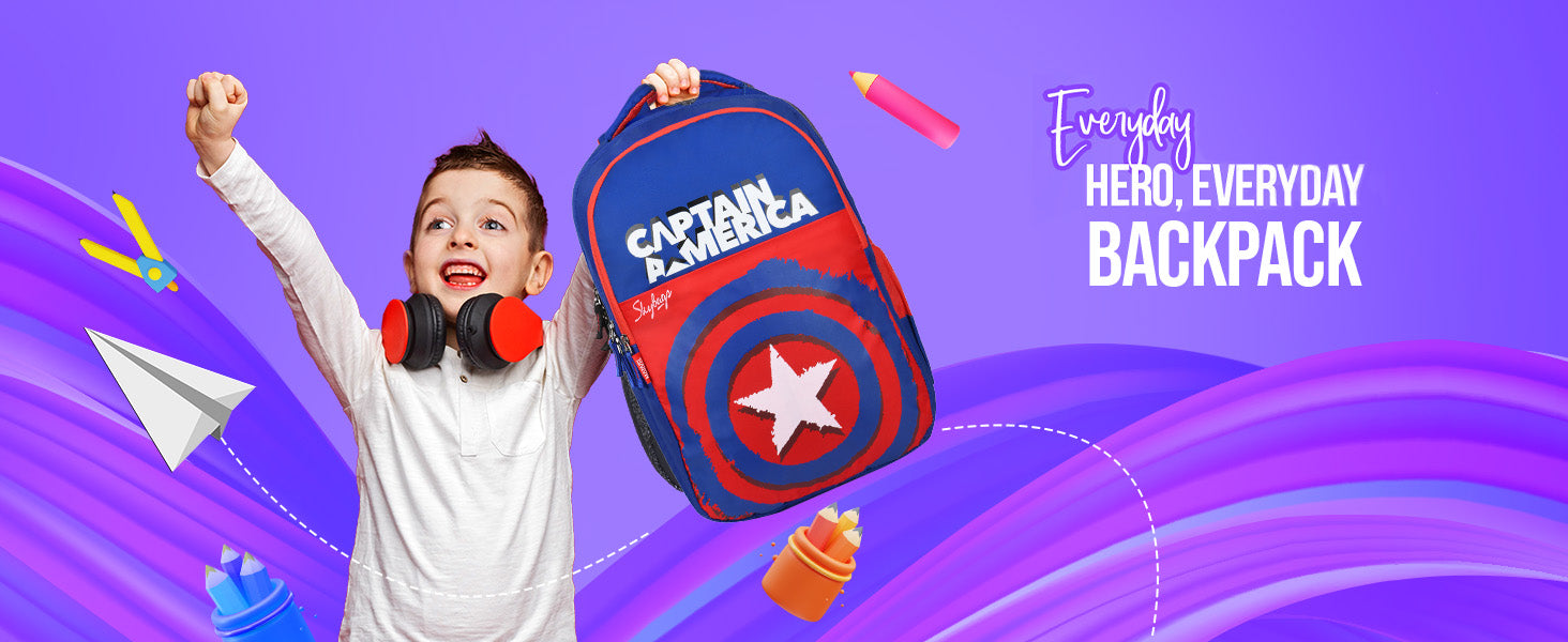 Captain america hotsell backpack skybags