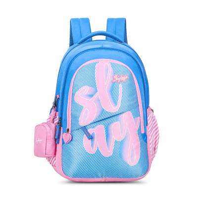 PEARL 05 SCHOOL BACKPACK BLUE PINK