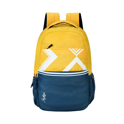 Skybags Strider Pro Yellow 31L Unisex Polyester Backpack