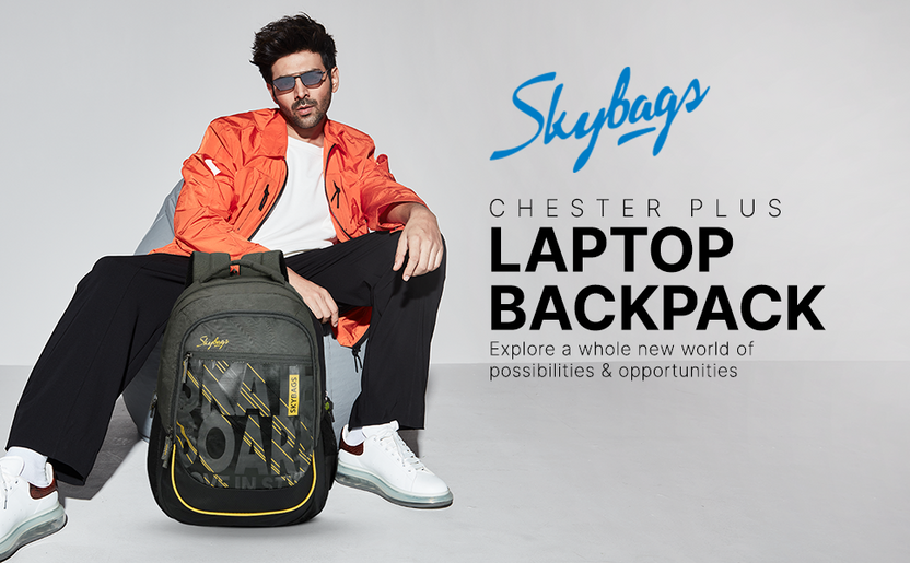 Skybags Chester Laptop Backpack Black