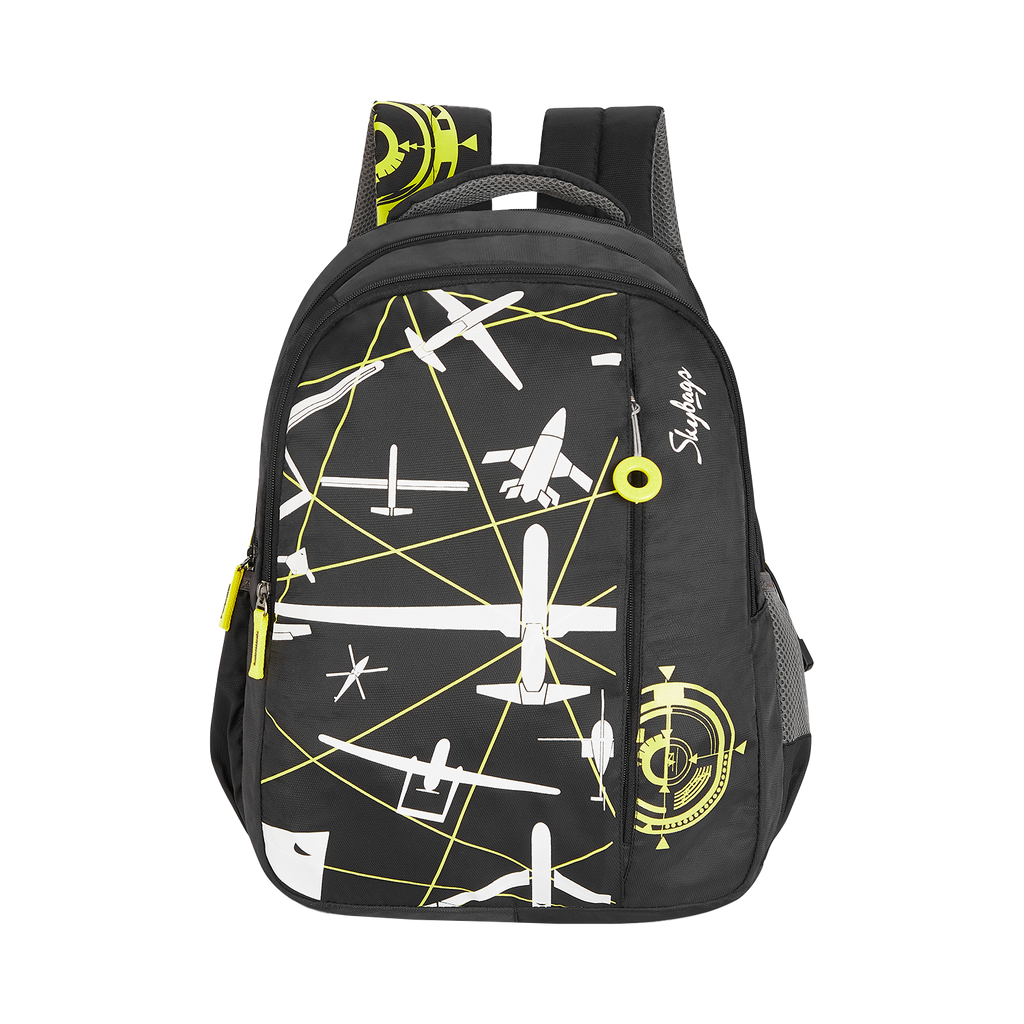 Skybags New Neon 22 04 School Backpack Black