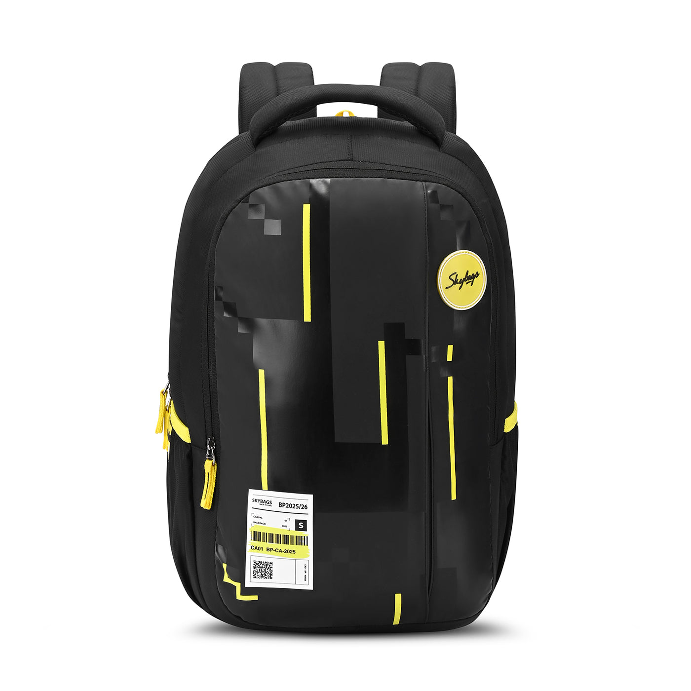 Skybags Grad V2 Black, Laptop backpack, 30L, Spacious, 2 Compartment, organiser, Rain Cover, Secret pocket, Padded back, Backpack for men women, Premium TPE Fabric, 1 Year International warranty