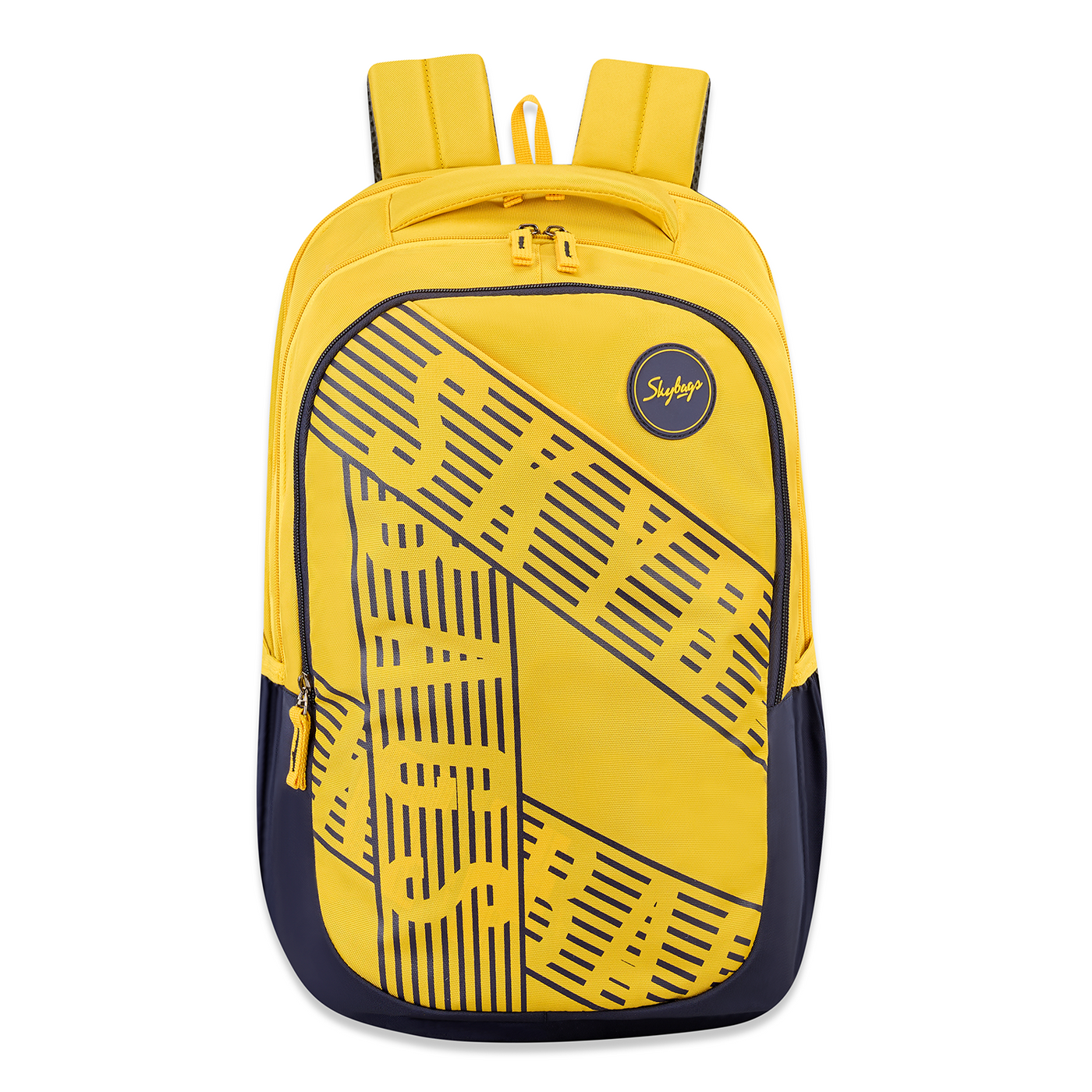 Skybags Stash 05 School Backpack, Yellow